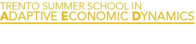 Trento Summer School in Adaptive Economic Dynamics