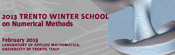 2013 Winter School on Advanced Numerical Methods 