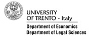 University of Trento - Department of Economics - Department of Legal Science