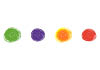 quattro bollini: verde, viola, arancione e rosso