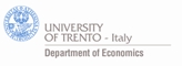 University of Trento - Department of Economics