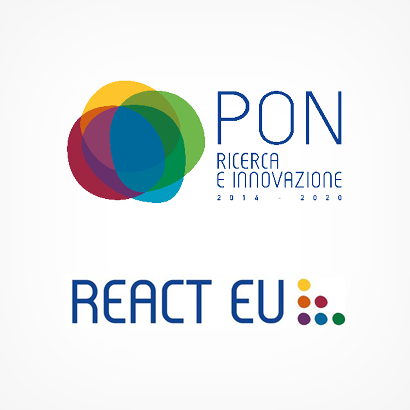Logo PON e FSE REACT-EU 