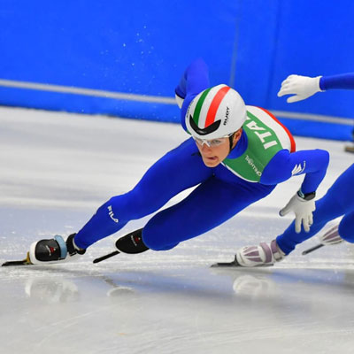 Foto Oss Chemper Davide - studente Top Sport pattinaggio di velocità su ghiaccio - Short Track