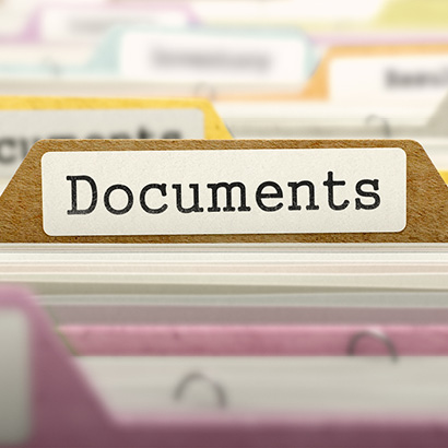 Scritta "Documents"