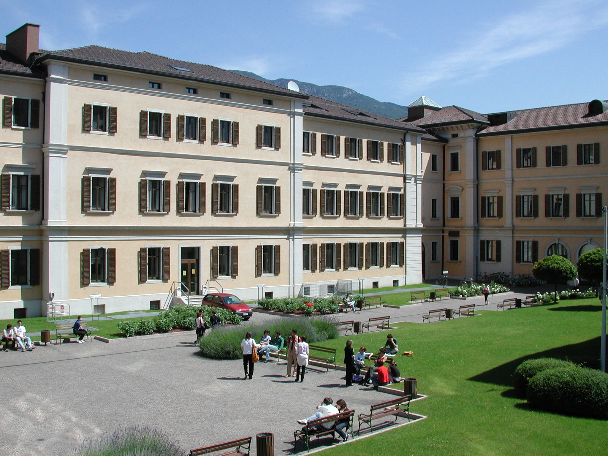The department inner courtyard