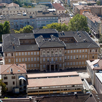 vista aerea del Palazzo di Sociologia