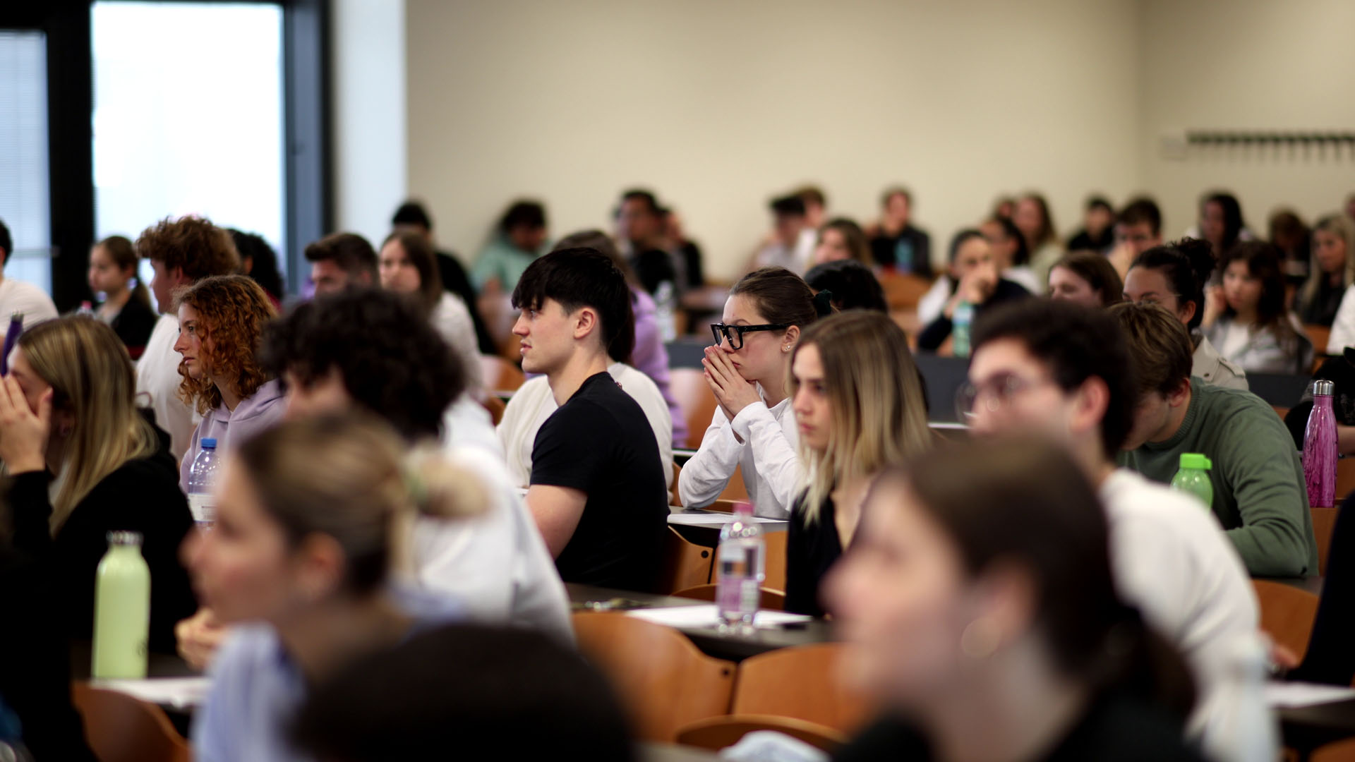 studenti durante il test di medicina