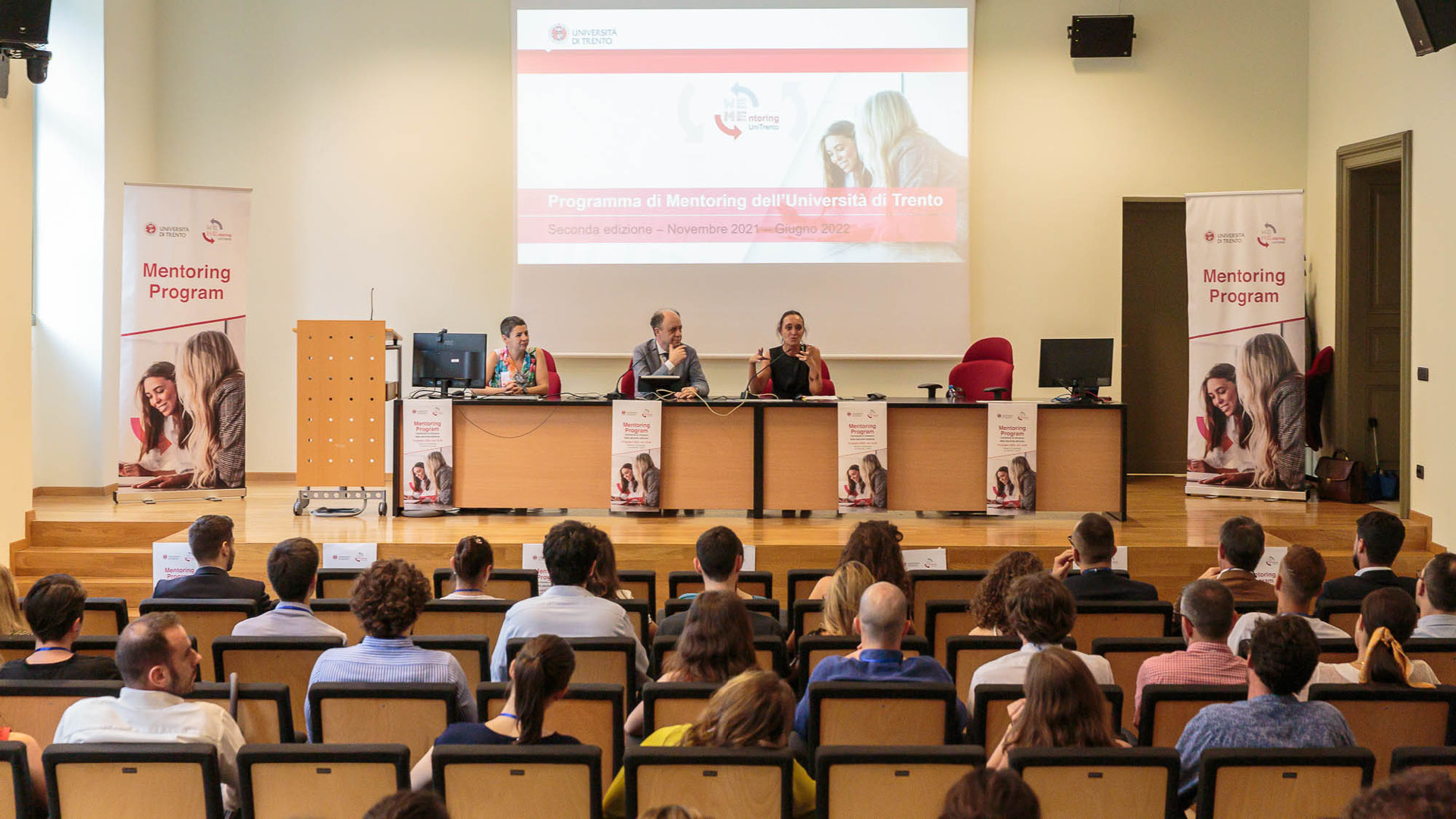 Aula Kessler, Facoltà di Sociologia con partecipanti al programma Mentoring