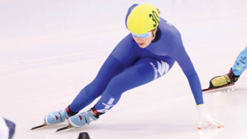 foto Vanessa Andreatta studentessa TopSport pattinaggio di velocità su ghiaccio