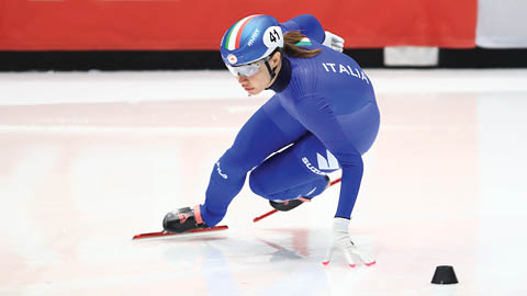 Chiara Betti. Laurea in Scienze e Tecniche di Psicologia Cognitiva. Specialità: pattinaggio di velocità su ghiaccio - Short Track
