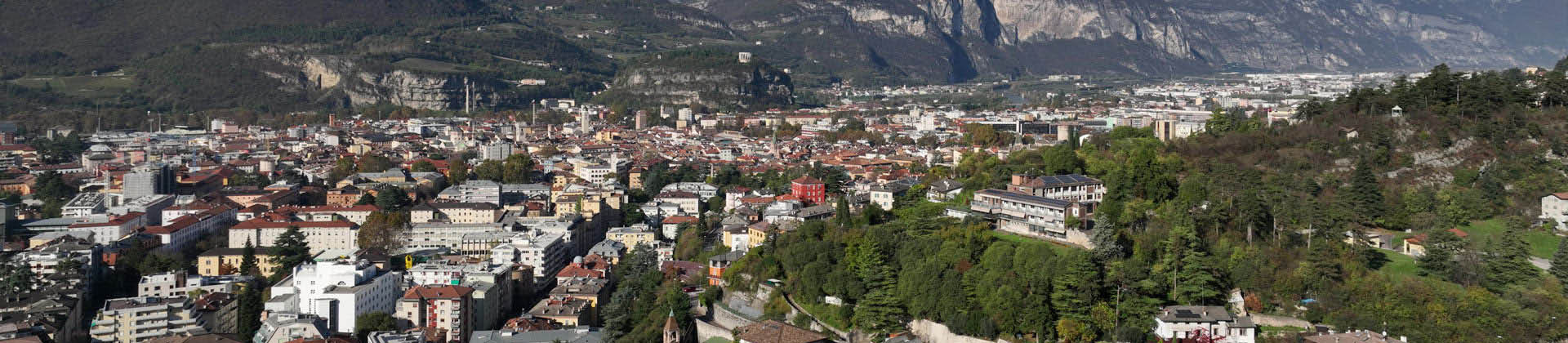 Vista aerea di Trento