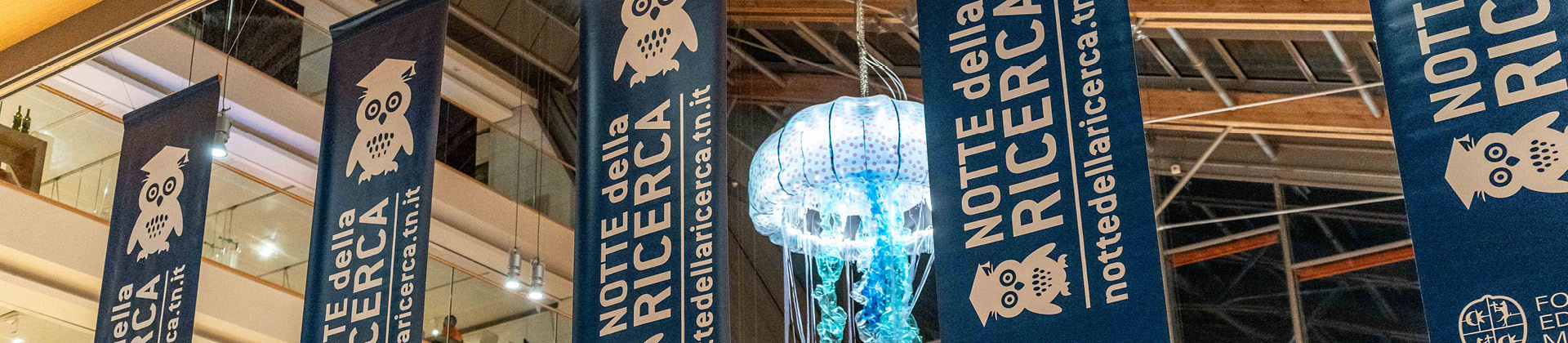 allestimento interno Muse Notte della Ricerca