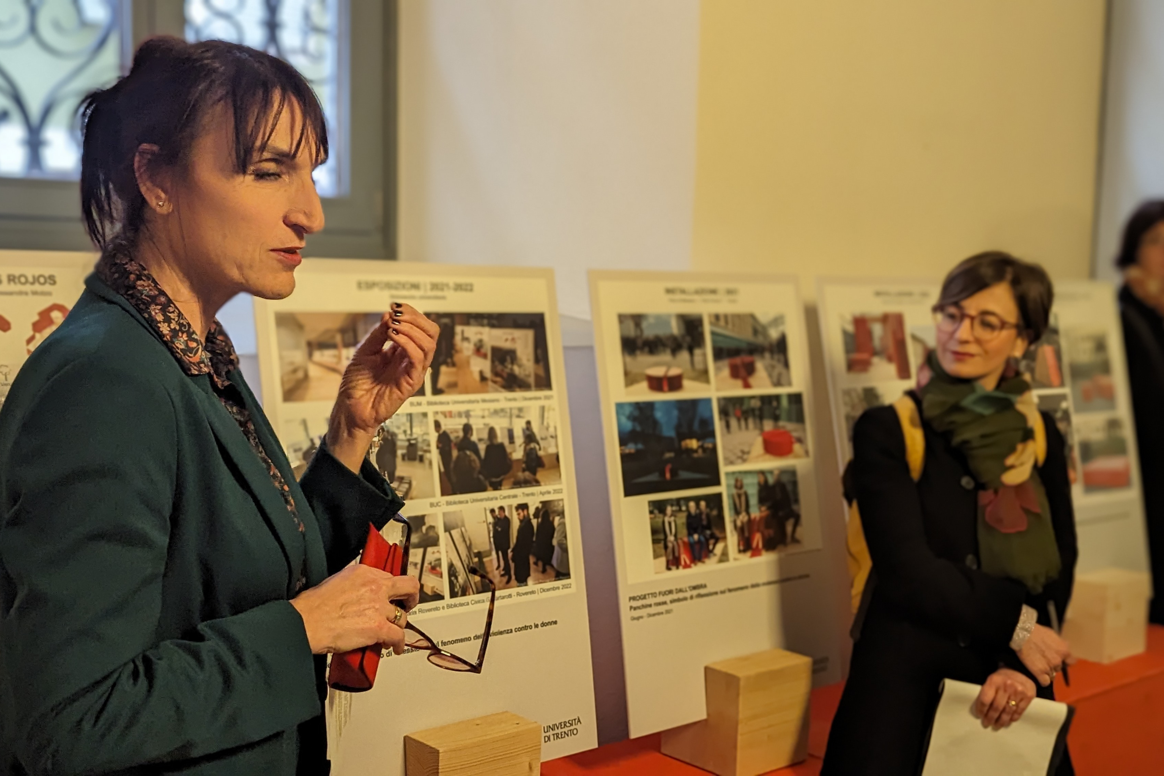 Marzo 2024 – Mostra dei progetti alla Biblioteca comunale di Trento