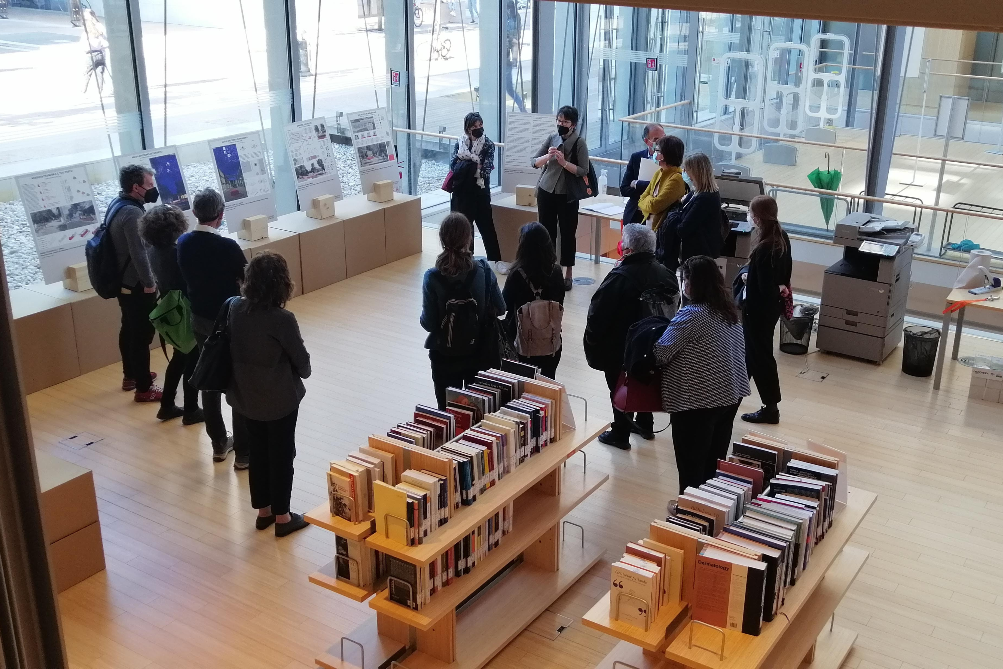 Aprile 2022 - Mostra dei progetti alla Biblioteca Universitaria Centrale (BUC)
