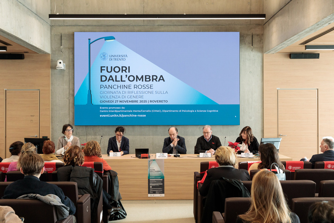 Novembre 2025 - Giornata di riflessione sulla violenza di genere ©UniTrento - Ph. Pierluigi Cattani Faggion (Rovereto - Manifattura)