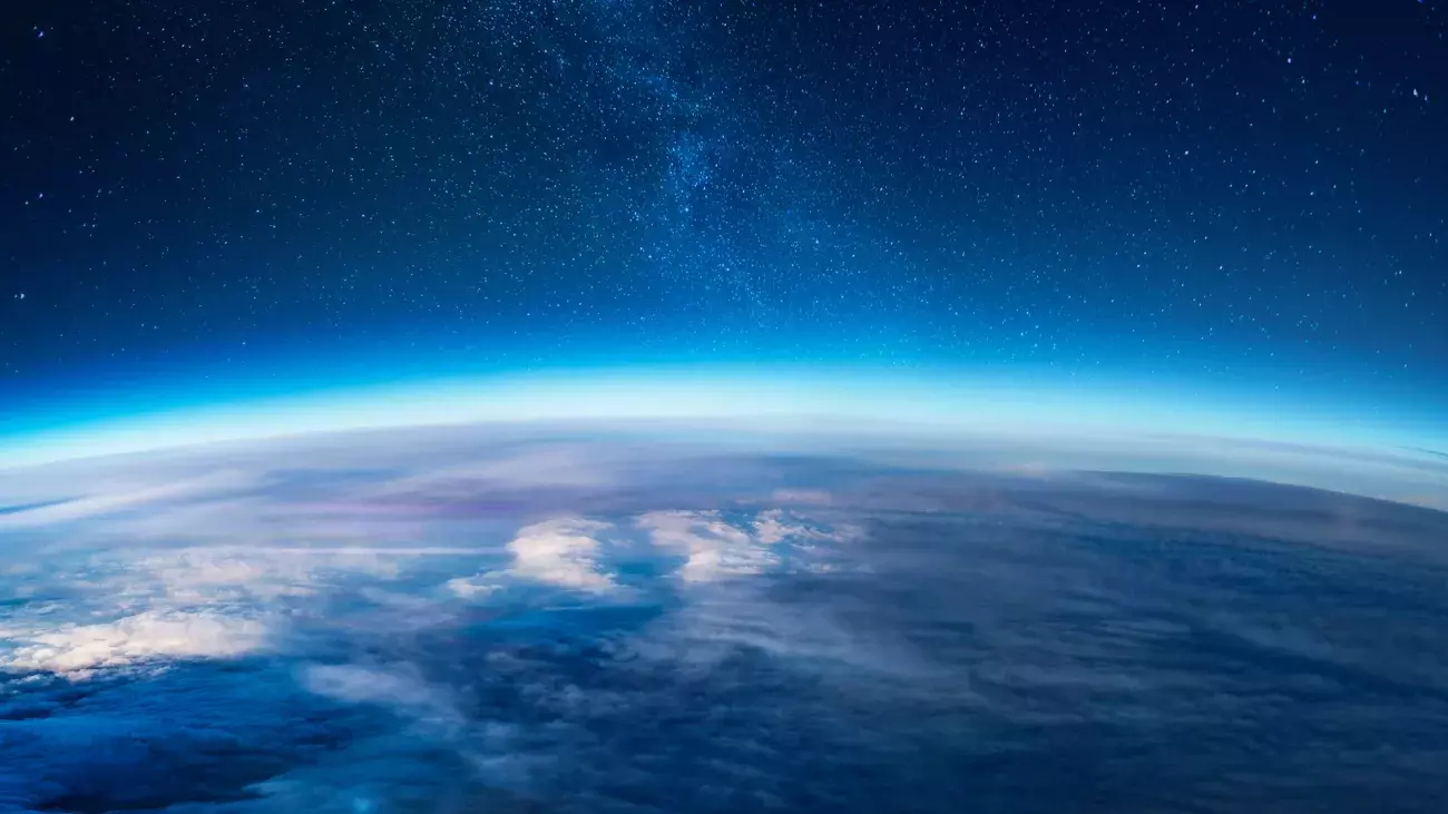 globo terrestre vista dallo spazio