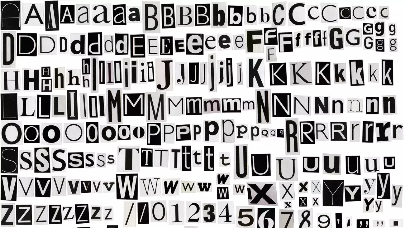 lettere, ritagli di giornale