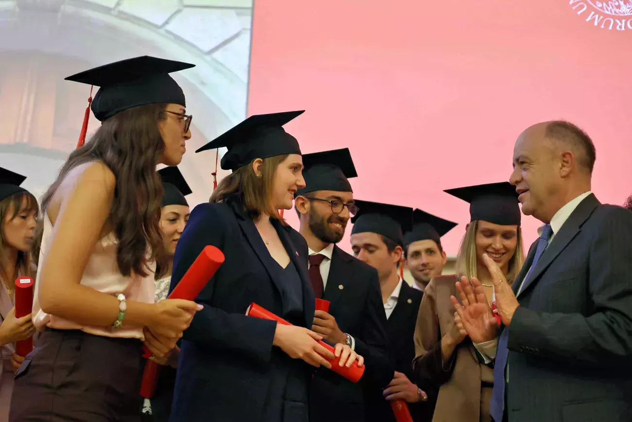 Festa all'Università di Trento per le prime lauree in Medicina e Chirurgia ©UniTrento ph. Pierre Teyssot