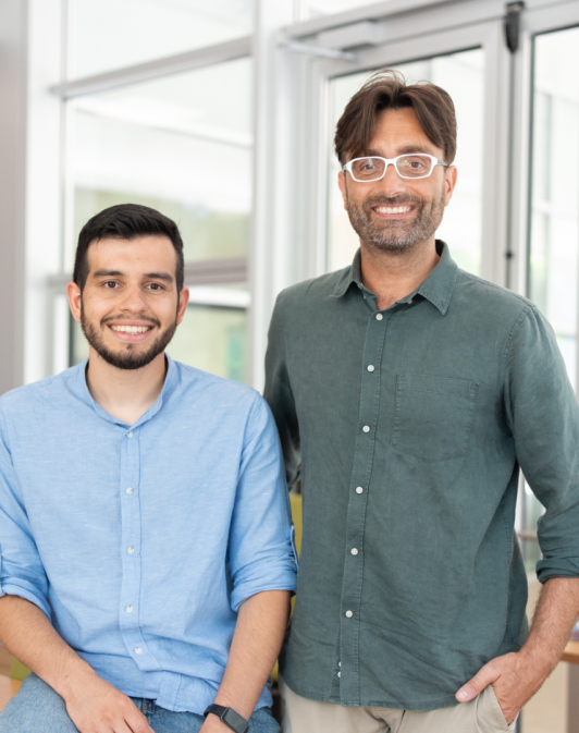 Toma Tebaldi e Christian Ramirez (©UniTrento ph.Marco Parisi)