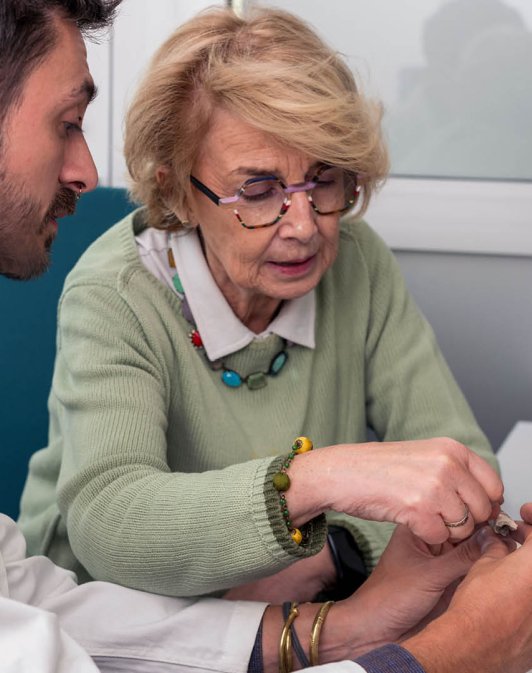 Omar Larentis e Annaluisa Pedrotti ©UniTrento ph. Paolo Chistè
